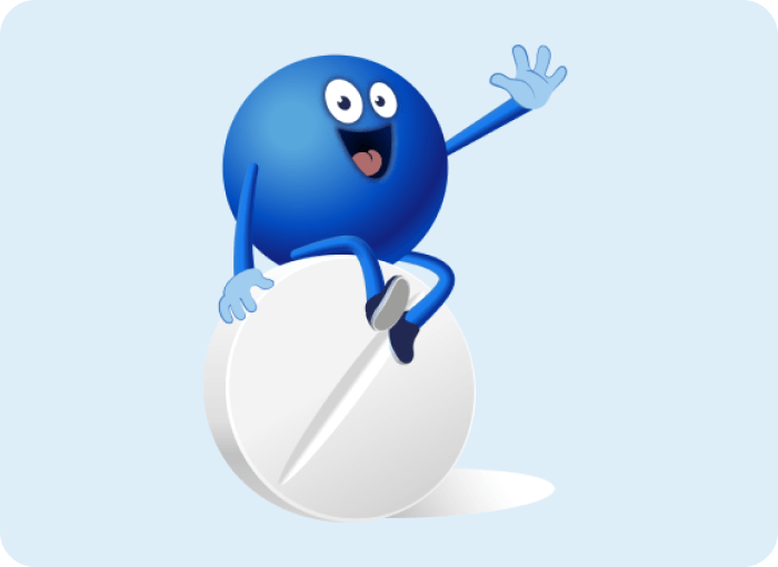 Pointee sitzend auf einer Tablette