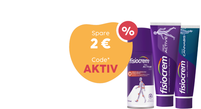 Anzeige: 2 € Rabatt auf fisiocrem mit dem Code AKTIV