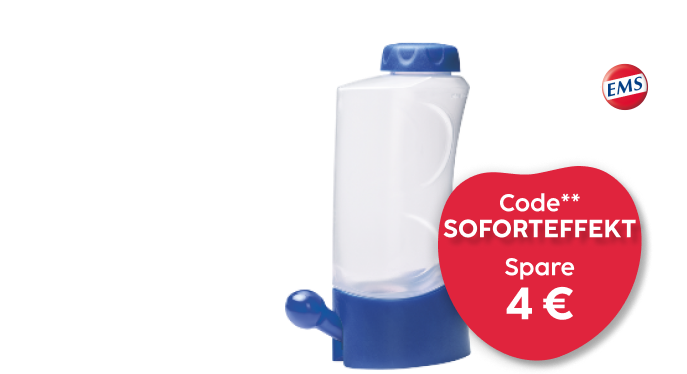 Anzeige: 4 € auf die Emser Nasendusche sparen mit dem Code SOFORTEFFEKT